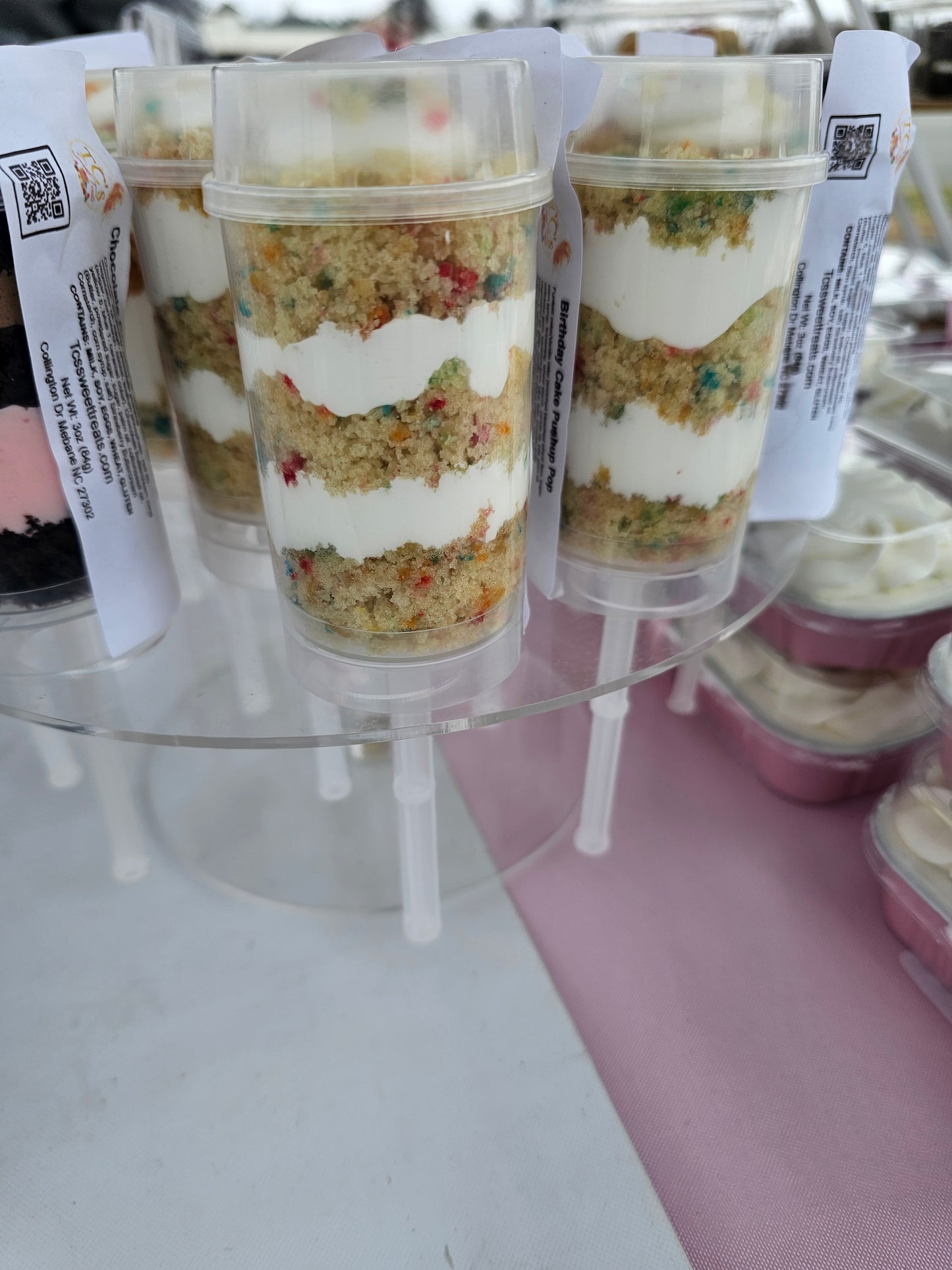 Cake Pushup Pops